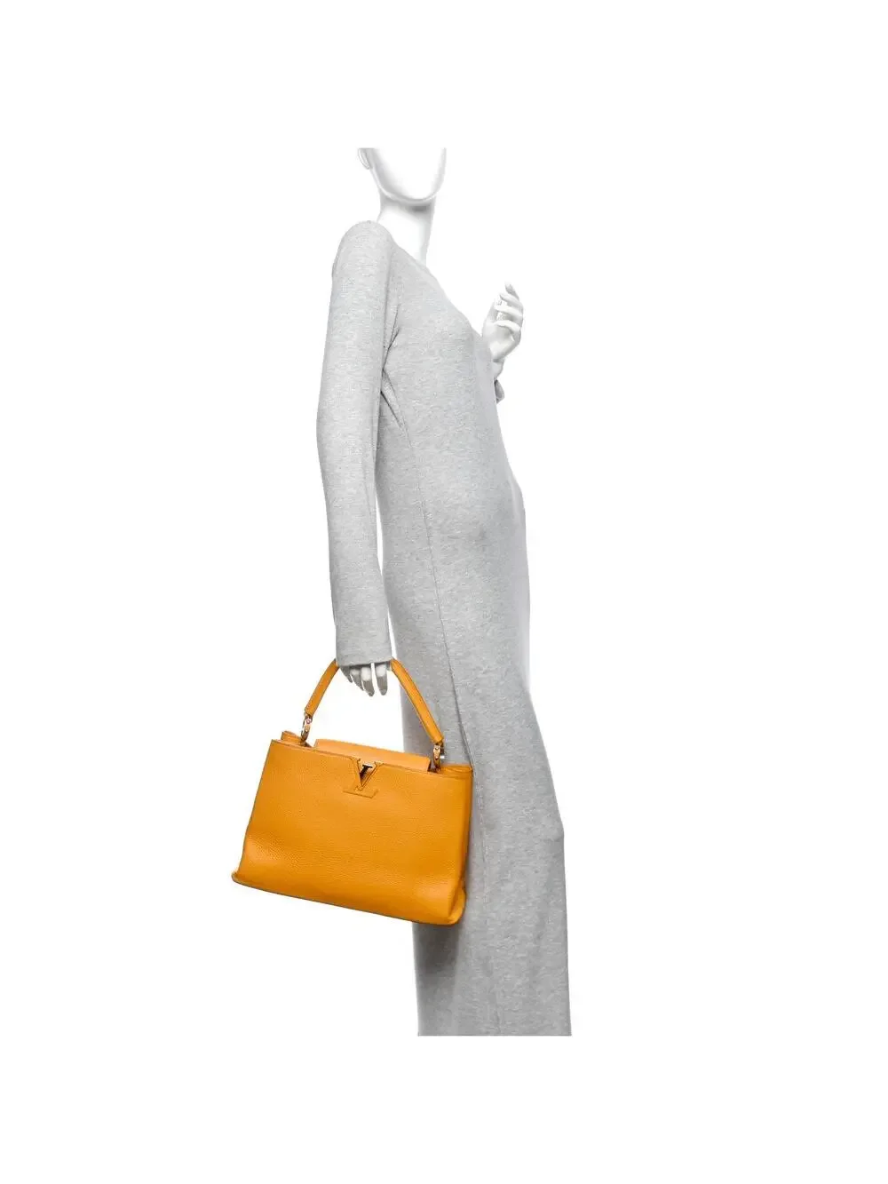 Louis Vuitton Taurillon Capucines Mm #322644L19B